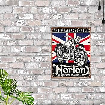 Norton　バイク　金属看板 03-820-1.jpg